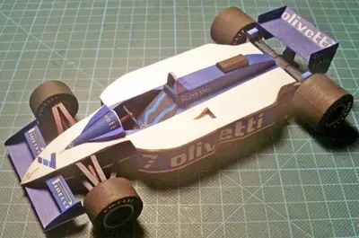 [ABC 1986-06] Brabham BT 55-52纸模网 - 海量纸模型图纸下载