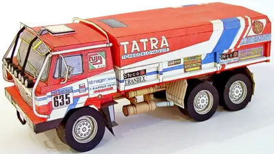 [ABC 1986-09-10] Tatra 815 VE Rallye Paris-Dakar-52纸模网 - 海量纸模型图纸下载