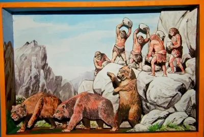 [ABC 1986-09] Neanderthal Hunters-52纸模网 - 海量纸模型图纸下载