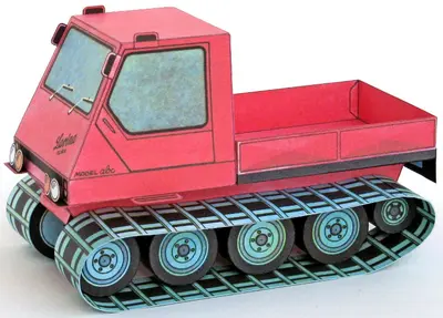 [ABC 1986-13] Snow Vehicle Lavina PI 800Z-52纸模网 - 海量纸模型图纸下载