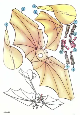 [ABC 1986-15] Otto Lilienthal's Glider-52纸模网 - 海量纸模型图纸下载