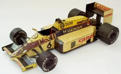 [ABC 1987-01] Williams FW11 Honda-52纸模网 - 海量纸模型图纸下载