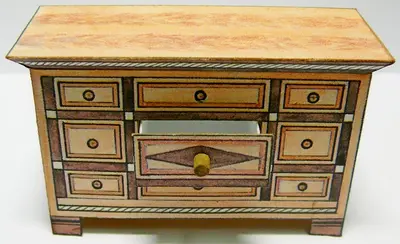 [ABC 1987-02] Box with a Drawer-52纸模网 - 海量纸模型图纸下载