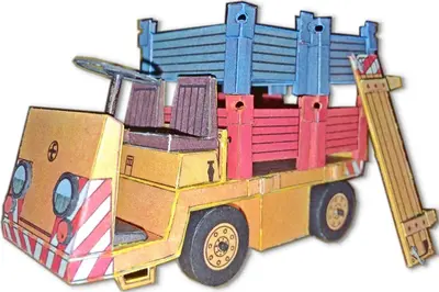 [ABC 1987-03] Battery Cart Balkancar-52纸模网 - 海量纸模型图纸下载