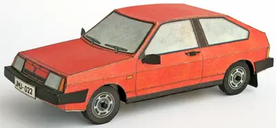 [ABC 1987-06] Lada 2108 Samara-52纸模网 - 海量纸模型图纸下载