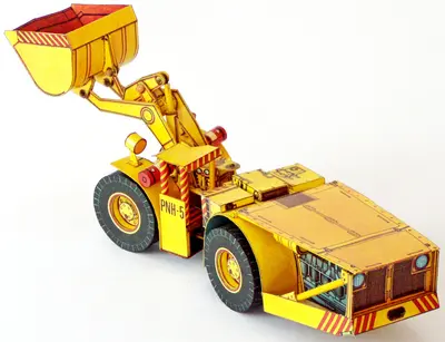 [ABC 1987-06] Mine Shuttle Loader PNH-5-52纸模网 - 海量纸模型图纸下载