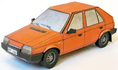 [ABC 1987-07] Skoda Favorit 136L-52纸模网 - 海量纸模型图纸下载
