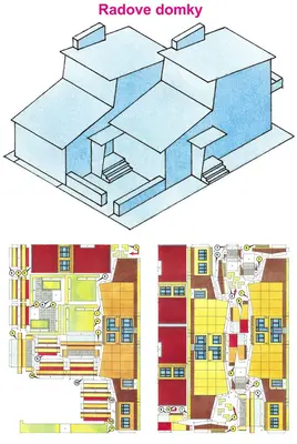 [ABC 1987-08] Terraced Houses-52纸模网 - 海量纸模型图纸下载
