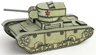 [ABC 1987-09] Tank T-26-52纸模网 - 海量纸模型图纸下载