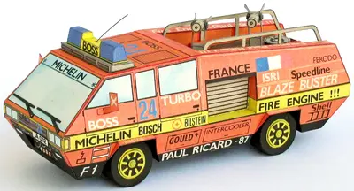 [ABC 1987-10] Blaze Buster Fire Pump-52纸模网 - 海量纸模型图纸下载