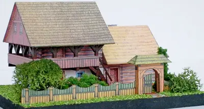 [ABC 1987-13] Farmstead from North Bohemia-52纸模网 - 海量纸模型图纸下载