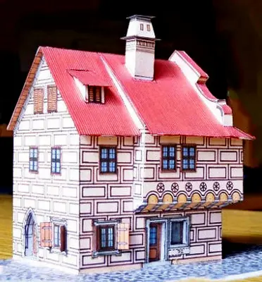 [ABC 1987-16] House-52纸模网 - 海量纸模型图纸下载