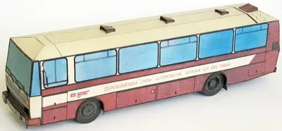 [ABC 1987-16] Long-Distance Bus Karosa LC735-52纸模网 - 海量纸模型图纸下载