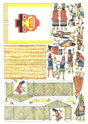 [ABC 1987-23] Inca Boat-52纸模网 - 海量纸模型图纸下载