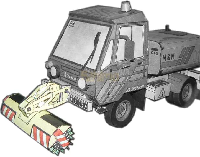 [ABC 1987-23] Sweeper for IFA Multicar-52纸模网 - 海量纸模型图纸下载