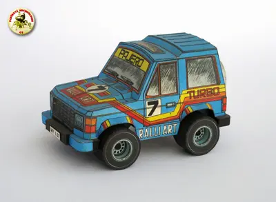 [ABC 1988-04] Mitsubishi Pajero Wagon 2000 Turbo XL-52纸模网 - 海量纸模型图纸下载