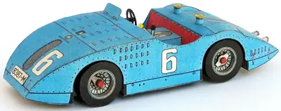 [ABC 1988-07] Bugatti Type 32-52纸模网 - 海量纸模型图纸下载