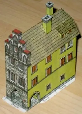 [ABC 1988-11] Gothic House-52纸模网 - 海量纸模型图纸下载