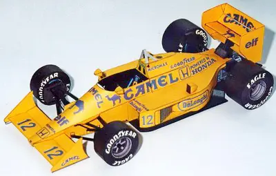 [ABC 1988-16] Lotus 99T Honda-52纸模网 - 海量纸模型图纸下载
