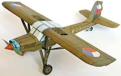 [ABC 1988-17] K-60 Liaison and Observation Aircraft-52纸模网 - 海量纸模型图纸下载