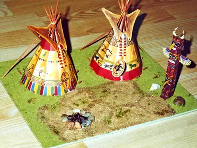 [ABC 1988-22] Indian Tee-Pee-52纸模网 - 海量纸模型图纸下载