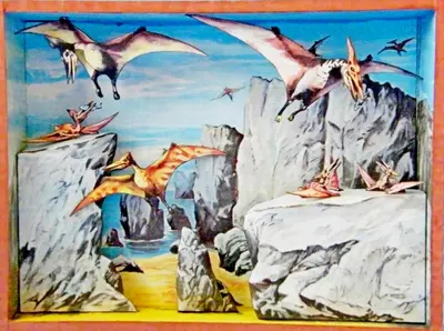 [ABC 1989-03] Mesozoic Flying Reptiles-52纸模网 - 海量纸模型图纸下载