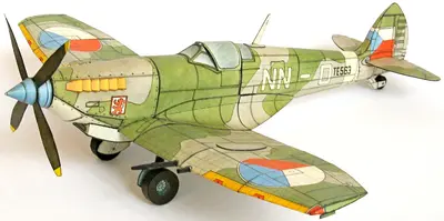 [ABC 1989-05] Spitfire L.F. Mk. IXE-52纸模网 - 海量纸模型图纸下载