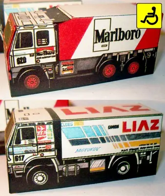 [ABC 1989-06] Tatra 815 6x6 and Liaz 111.154 Dakar-52纸模网 - 海量纸模型图纸下载