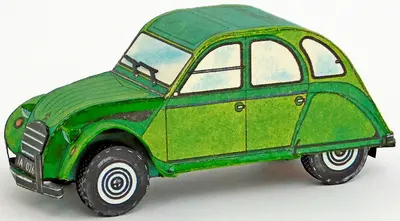 [ABC 1989-10] Citroen 2CV-52纸模网 - 海量纸模型图纸下载