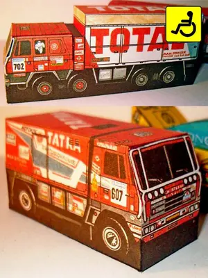 [ABC 1989-10] Tatra 815 4x4 + Tatra 815 8x8 Dakar-52纸模网 - 海量纸模型图纸下载