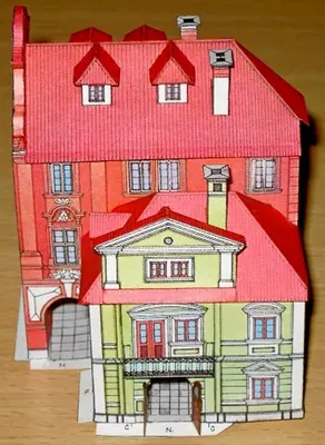 [ABC 1989-12] Houses No. 11 and 13, Bastion No. 3 MPR.1-52纸模网 - 海量纸模型图纸下载