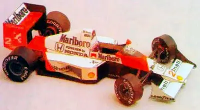 [ABC 1989-20] McLaren MP4/5 Honda-52纸模网 - 海量纸模型图纸下载