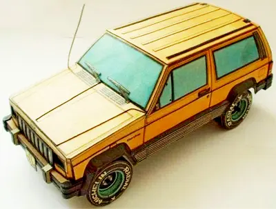 [ABC 1989-23] Jeep Cherokee 4.0-52纸模网 - 海量纸模型图纸下载