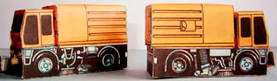 [ABC 1990-01] IFA KM 2301 Sweeper-52纸模网 - 海量纸模型图纸下载