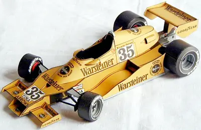 [ABC 1990-07] Arrows FA1, 1978 Brazilian GP Riccardo Patrese重涂版-52纸模网 - 海量纸模型图纸下载