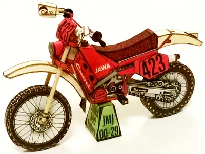[ABC 1990-11] Jawa 500 Enduro-52纸模网 - 海量纸模型图纸下载