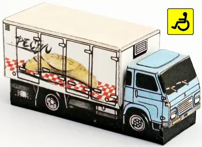 [ABC 1991-02] Bakery Vehicle Avia A31N - SPEA-52纸模网 - 海量纸模型图纸下载