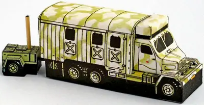 [ABC 1991-05] Praga V3S Box Version + Field Kitchen-52纸模网 - 海量纸模型图纸下载