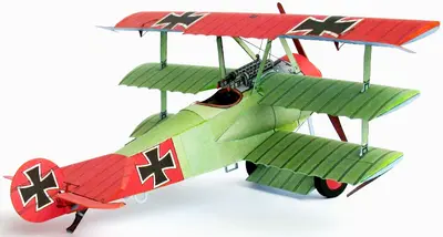 [ABC 1991-11] Fokker Dr.I-52纸模网 - 海量纸模型图纸下载