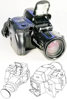 [ABC 1991-12] Olympus Camera-52纸模网 - 海量纸模型图纸下载