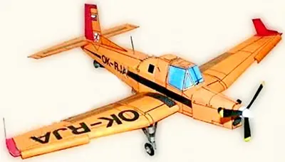 [ABC 1991-13] Zlin Z-37T Agro Turbo-52纸模网 - 海量纸模型图纸下载