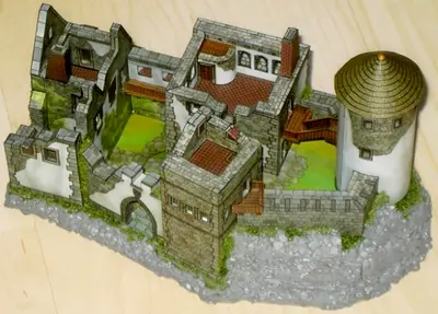 [ABC 1991-14] Castle Ruins-52纸模网 - 海量纸模型图纸下载