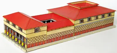 [ABC 1991-18] Patrician House from Ancient Rome-52纸模网 - 海量纸模型图纸下载