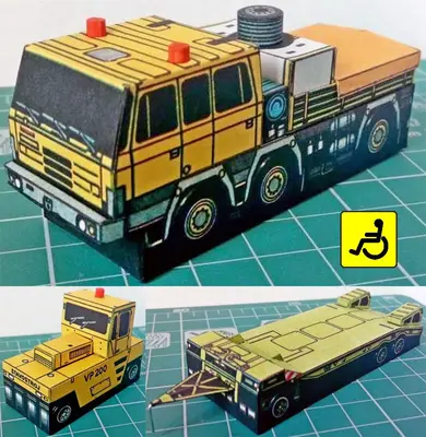 [ABC 1991-18] Tatra 815TP 6x6 with P32 Trailer and VP200-52纸模网 - 海量纸模型图纸下载