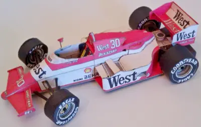 [ABC 1991-19] Zakspeed 841-52纸模网 - 海量纸模型图纸下载