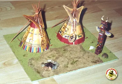 [ABC 1991-21] Tee-Pee-52纸模网 - 海量纸模型图纸下载
