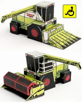 [ABC 1991-23] Claas Jaguar 695SL-52纸模网 - 海量纸模型图纸下载