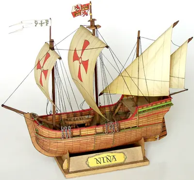 [ABC 1992-03] Caravel Nina-52纸模网 - 海量纸模型图纸下载