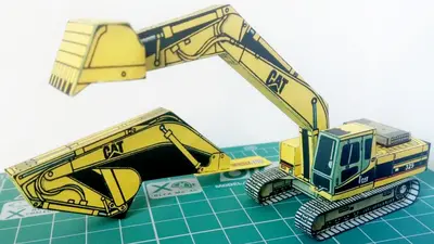 [ABC 1992-07] Caterpillar 325-52纸模网 - 海量纸模型图纸下载