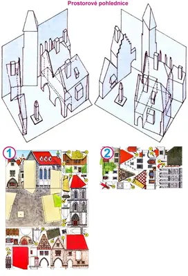 [ABC 1992-08] 3D Postcard from the Gothic Period-52纸模网 - 海量纸模型图纸下载